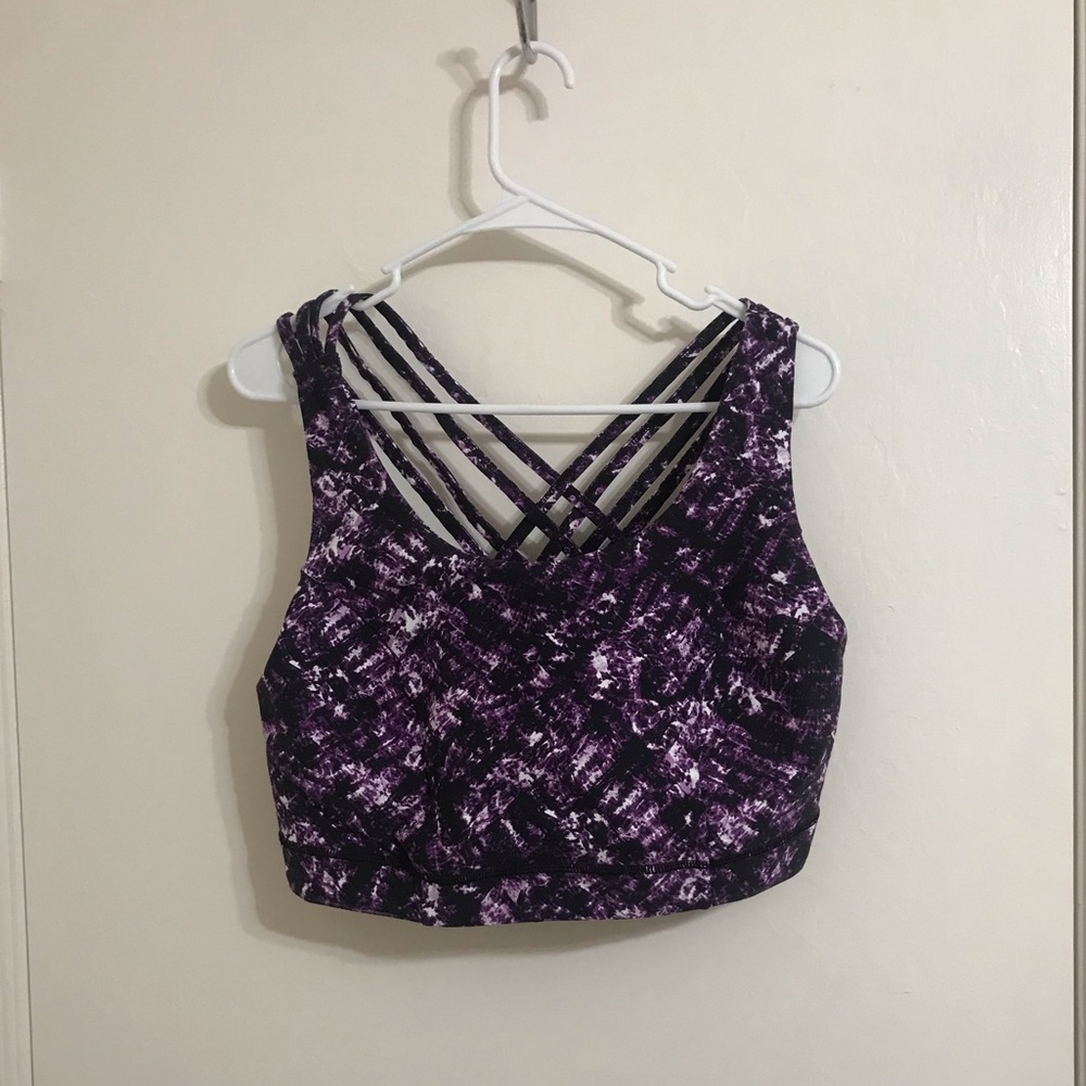 TORRID purple sports bra